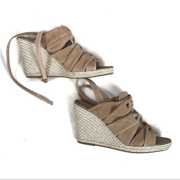 Sam Edelman | Camel Suede Awan Sandal | Sz 9.5 - Picture 3 of 7